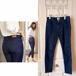 Sezane Dark Blue Skinny Jeans
